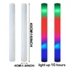 LED LED LED LED LEMOINING Party Party Foam Foam Glow Stick RGB Fluorescent Dark Light for Bar Wedding Birthday Festival Supplies 230920