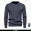 Maglioni da uomo 2023 Maglioni pullover caldi per l'autunno e l'inverno con materiale morbido in tinta unita Casual classico da uomo 230921