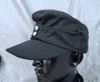 BERETS REPRO WWIIドイツ語WH ELITEEM M43 PANZER BLACK WOOL FIELD CAP HAT
