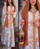 Этническая одежда Кафтан Абая Дубай Мусульманский хиджаб Макси-платье Ислам Турецкие платья Абаи для женщин Vestidos Джеллаба Халат Longue Musulman Femme 230921