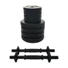 Hantel Vinyl Dumbell Set 40 kg (20 par) Black Gym Equipment Pairs Kettlebell Set Cornhole