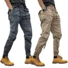 Men's Pants Casual Cargo Long Loose Bundle Foot Tide Brand Summer Thin Style Boys Nine Points Sweatpants Men Trousers