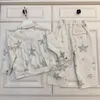 DIO2023 Nouveau vêtement de créateur de haute qualité pour enfants MANTEAU pour enfants Ensemble deux pièces Motif étoile Garçons Filles Vêtements pour enfants Cadeau de Noël