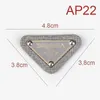 triangolo Materiale decorativo accessorio di marca di lusso con marchio in ferro AP19-AP28