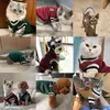 Katzenkostüme, Herbst-Winter-Kleidung, solides Kostüm, College-Stil, Pullover für kleine Hunde, Kätzchen, Pullover, Jacke, Sphynx-Kleidung, Haustier-Outfits