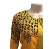 Plus size Dresses Size African Mom's Round Print 34 Sleeve Top Paired with Mid length Skirt Fashion Two Piece Set 230920