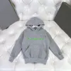 Дизайнерская детская одежда, детский пуловер с буквенным принтом, свитер с капюшоном для мальчиков и девочек, размер 100-150 см, модные детские толстовки, 20 сентября