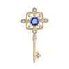 Correntes S925 Sterling Silver Key Colar para Mulheres Moda Luz Luxo Versátil Diamante Banhado Pingente Colar Corrente