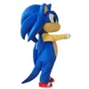 2018 Sonic und Miles Tails Maskottchenkostüm, ausgefallenes Partykleid, Karnevalskostüm, 269 g