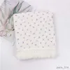 Couvertures d'emmaillotage en coton pour nouveau-né, mousseline, mode bébé, frange douce, couverture enveloppante, imprimé mignon