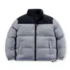 디자이너 남성 재킷 가을/겨울 북부 쿠션 여성 재킷 페이스 세련된 긴 슬리브 스탠딩 칼라 다운 스타일 커플 캐주얼 스포츠면 재킷