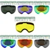 Ski Goggles LOCLE UV400 Antifog Skiing Lenses Glasses Weak Light Cloudy Brightening Lens For S3100GOG201HB3L900 Only 230920