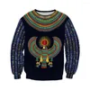 Mannen Hoodies Oude Egypte Horus God 3D Gedrukt Hoodie Mannen/Vrouwen Harajuku Mode Capuchon Herfst Unisex Drop Ship H-00234