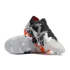 Mens TF FG Soccer Shoes mens Low Ankle Sports Cleats White Football Boots Outdoor