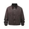 Jaqueta de trabalho de lavagem de marca moderna 2023 com jaqueta de algodão, jaqueta masculina vintage americana5x8c