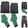 Familjmatchande kläder Nya 2023 Mother Daughter Son Matchande kläder Julfamilj Pyjamas Set Night Light Casual Softwear Xmas Look T230921