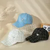 Ball Caps 2023 Dames Baseball Liefde Verstelbare Hip Hop Mode Glanzende Hoeden Outdoor Reizen All-Match Meisjes