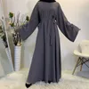 Ethnic Clothing Muslim Fashion Hijab Dubai Abaya Long Dresses Women With Sashes Islam Clothing Abaya African Dresses For Women Musulman Djellaba 230921