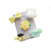 Vêtements pour chiens Barrettes à cheveux Fête des animaux Toilettage Princesse Rose Accessoires pour chiens mignons Fournitures pour nœuds de chat Ensemble de couvre-chef