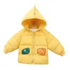 Giubbotti Giacca per Ragazzi Bambini Bambini Bambino Neonato Neonate Manica lunga Simpatico cartone animato Inverno Solido Cappotti Orecchie Cappotto di vernice 230920