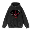 Herrtröjor tröjor berserk hoodie japan anime överdimensionerade tvättade tröjor guts ögon retro tryckt gotiska tröjor high street hip hop pullover 230921