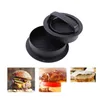 Utensili per pressa per carne di pollame 1 Set Hamburger fai da te per la casa Forma rotonda Cotolette antiaderenti Hamburger Patty Makers Food-Grade Abs Kitchen Me Dhxph