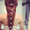 Шпилька в форме морской звезды для девочек, U-образная прическа, головной убор с косой, свадебное платье, шпилька, аксессуары для волос