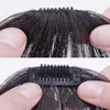 Lace Bangs Hair Clip in 100 Human tail Pieces for Women Air Daily Wear Natreal co 230920