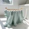 Blankets Swaddling Swaddle Blanket Baby for Newborn Cotton Bedding Blankets Soft Cover Ruffle Edge Babies Accessories