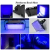 UV Flood Light 50W 100W AC220V 395nm 400nm Ultraviolet Fluorescent Stage Lamp With EU Plug For Bar Dance Party Blacklight