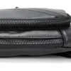 Sacs d'extérieur Sac pour hommes en cuir de vache véritable sac à bandoulière courte sac de poitrine décontracté pour hommes sac de téléphone à bandoulière poche Portable extérieure 230921