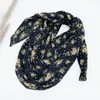 Scarves Muslim Crinkled Square Headscarf HighQuality Soft Material Floral Hijab Easy to Style Comfortable Wear Shawl 230921