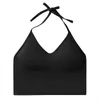 Camisoles Tanki Seksowne biustonosze sportowe dla kobiet Summer Hanter Backless Bralette No Steel Pierścienie