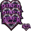 CUSTOM LOW BIKER BABE EMBROIDERED MOTORCYCLE BIKER MC ROCK IRONSEW LADIES VEST PATCH 198i