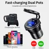 Mobiltelefonladdare Aluminium Quick Charge 3.0 och PD Type C Dual USB Car Charger Socket 12V/24V 63W Dual USB Motorcykel Socket Power Outlet Charge 230920