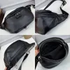 Marsupio Borsa in puro nylon nero con fibbia in metallo Somma per fascia Marsupio Bananka Fashion Wild Satchel Cintura per la pancia 230920