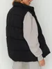 Women's Vests Oversized Puffer Vest Women Sleeveless Stand Collar Zip Up Padded Gilet Jacket Plus Size Bubble Outerwear