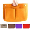 1PC Felt Fabric Cosmetic Bag Travel Multifunction Handbag Cosmetic Organizer Purse Insert Bag Felt Fabric Storage Pouch Case231b