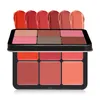 Blush 12 couleurs Palette de fard à joues crémeux Couverture de crème de fard à joues mat Palette de maquillage crème rouge longue durée 0,84 oz 230921