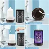 100 ml/3,4 Unzen, 7 Farben, kreativer Totenkopf-Diffusor für ätherische Öle – Metall-Aromatherapie-Ultraschall-Kühlnebel-Luftbefeuchter mit LED-Stimmungslicht und wasserloser automatischer Abschaltung