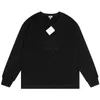 Herrbrev broderad tröja tryckt Pullover Löst passform Huvtröja Pure Cotton Soft Unisex S00U16