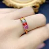 Cluster Rings KJJEAXCMY Fine Jewelry 925 Sterling Silver Natural Color Sapphire Water Drop Girls Ladies Inlaid Ring Can Detect