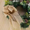 Juldekorationer Julkrans Artificial Plant Rustic Fall Wreath för ytterdörr Garland för Thanksgiving Hanger Decor HKD230921