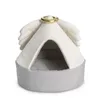 Small Animal Supplies Angel Cat Dog Bed White Guinea pig accessories Pooper scooper Bunny pet Hamster sand bath Litter box for ra 230920