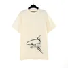 23SS Designer T-shirt de la marque de luxe Palms Angels Angel PA Vêtements Lettre de pulvérisation à manches courtes Spring Summer T-shirt Hommes et femmes Tee Tops