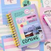 100Pcs Farbe Regen Vorhang Memo Pad Dekoration Nachricht Notizen Papier Koreanische Ins DIY Sammelalbum Zerreißbar Notizblock Schule Schreibwaren