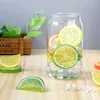 Plastik Limon Dilimler Yapay sahte limon sahne Dekorasyon Garnitörü Diy Tumbler Ana Partisi Masa Süsleme El Sanatları