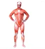 Scarves Bodysuit Attacking Giant Muscle Hero Bodybuilding Simulation Role-playing Costume Power Tight Suit