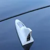 Car shark fin solar flash lamp antenna radio change decorative lights rear-warning rear rear roof wing led lights2694