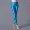 Leggings multicolores pour femmes, Legging noir, slim, haute élasticité, pantalon décontracté Fluorescent brillant, mode 2023